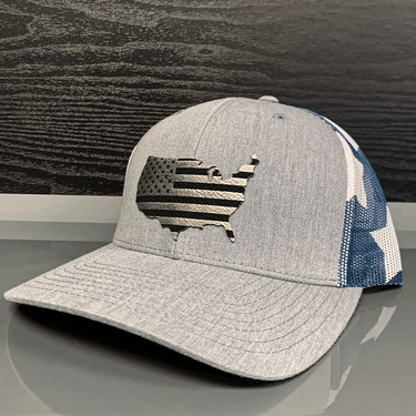 Continental Flag Black Patch Hat Hat Greater Half